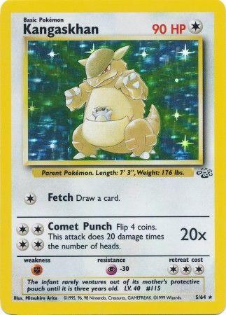 Kangaskhan (5) (005/64) - J  - Holo Rare - Unlimited Holofoil