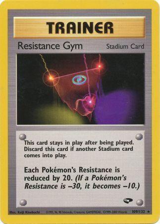 Resistance Gym (109/132) - GC  - Rare - Unlimited