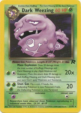 Dark Weezing (31) (031/82) - TR  - Rare - Unlimited