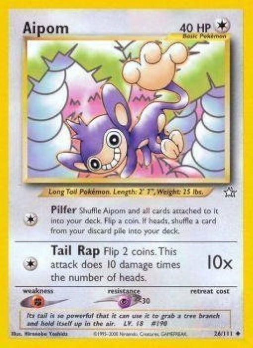 Aipom (026/111) - NG  - Uncommon - Unlimited