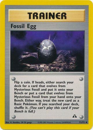 Fossil Egg (072/75) - ND  - Uncommon - Unlimited