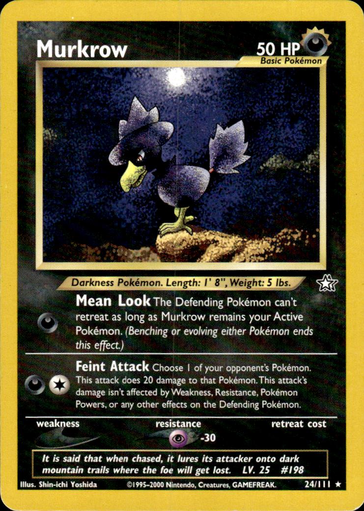 Murkrow (024/111) - NG  - Rare - Unlimited