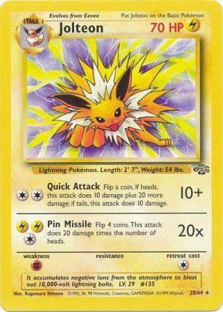Jolteon (20) (020/64) - J  - Rare - Unlimited