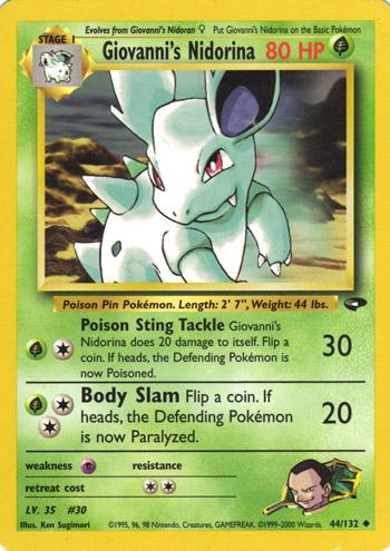 Giovanni's Nidorina (044/132) - GC  - Uncommon - Unlimited