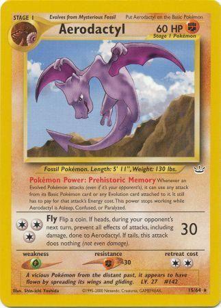 Aerodactyl (015/64) - NR  - Rare - Unlimited
