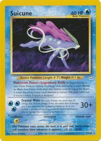 Suicune (27) (027/64) - NR  - Rare - Unlimited