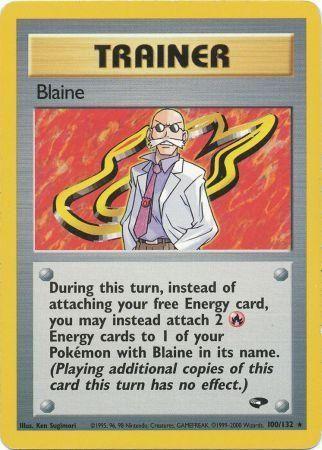 Blaine (100) (100/132) - GC  - Rare - Unlimited