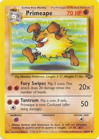 Primeape (043/64) - J  - Uncommon - Unlimited