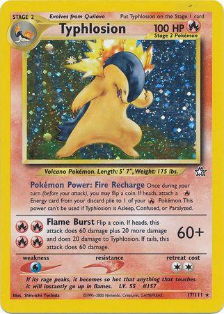 Typhlosion (17) (017/111) - NG  - Holo Rare - Unlimited Holofoil