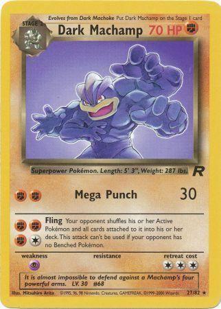 Dark Machamp (27) (027/82) - TR  - Rare - Unlimited