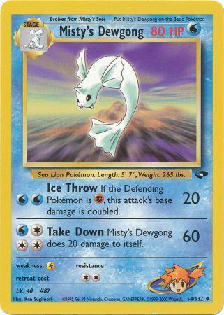 Misty's Dewgong (054/132) - GC  - Uncommon - Unlimited
