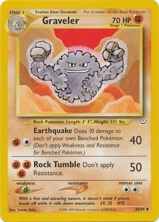 Graveler (030/64) - NR  - Uncommon - Unlimited