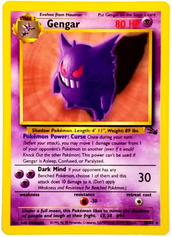 Gengar (20) (020/62) - F  - Rare - Unlimited
