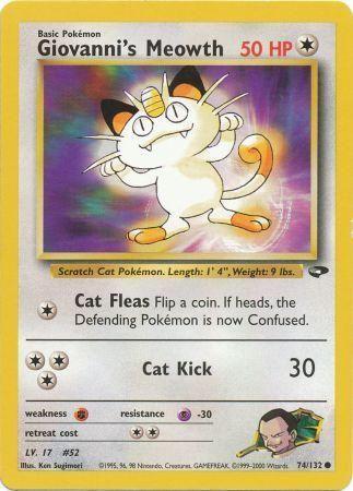 Giovanni's Meowth (74) (074/132) - GC  - Common - Unlimited