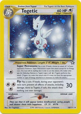 Togetic (016/111) - NG  - Holo Rare - Unlimited Holofoil