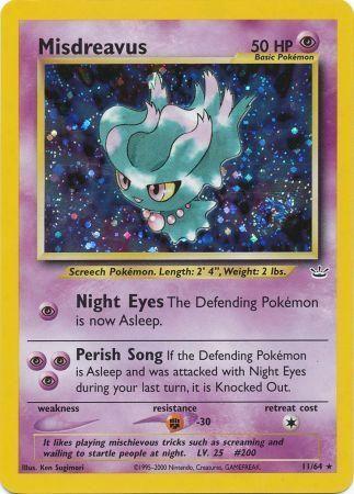 Misdreavus (011/64) - NR  - Holo Rare - Unlimited Holofoil