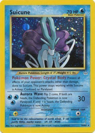 Suicune (14) (014) - NR  - Holo Rare - Unlimited Holofoil