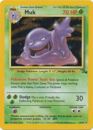 Muk (13) (013/62) - F  - Holo Rare - Unlimited Holofoil