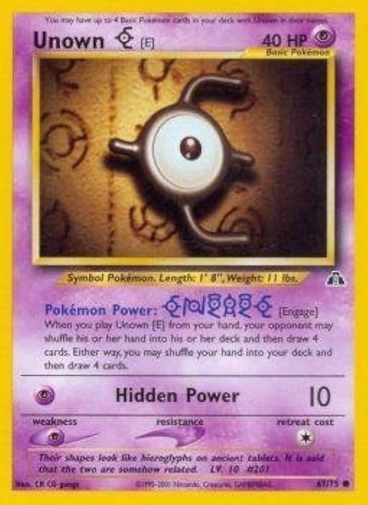 Unown [E] (067/75) - ND  - Common - Unlimited