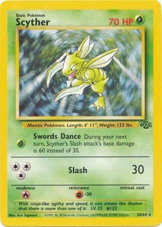 Scyther (26) (026/64) - J  - Rare - Unlimited