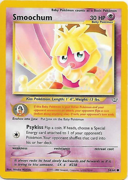 Smoochum (054/64) - NR  - Common - Unlimited
