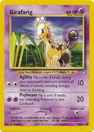 Girafarig (058/111) - NG  - Common - Unlimited