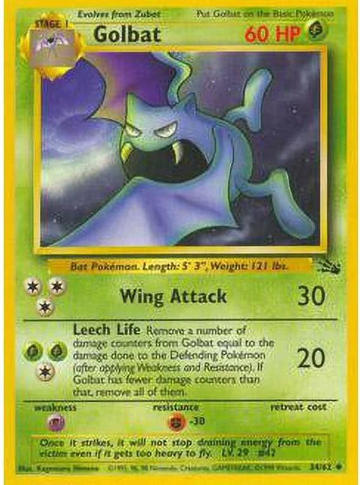 Golbat (034/62) - F  - Uncommon - Unlimited