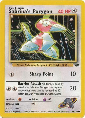 Sabrina's Porygon (098/132) - GC  - Common - Unlimited