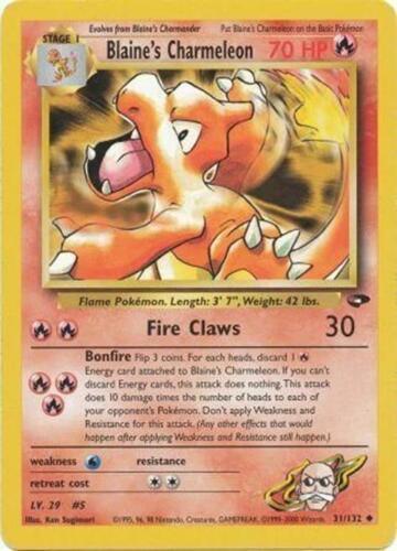 Blaine's Charmeleon (031/132) - GC  - Uncommon - Unlimited