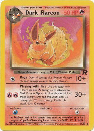 Dark Flareon (035/82) - TR  - Uncommon - Unlimited