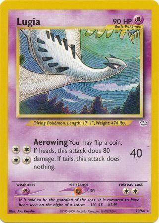 Lugia (020/64) - NR  - Rare - Unlimited