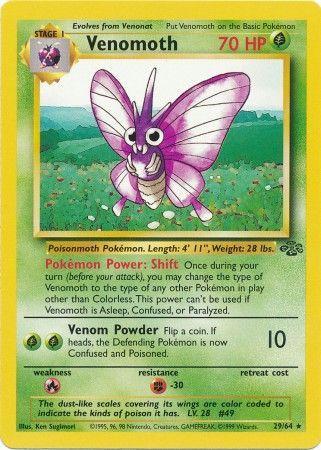 Venomoth (29) (029/64) - J  - Rare - Unlimited