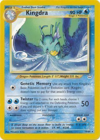 Kingdra (019/64) - NR  - Rare - Unlimited