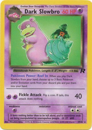 Dark Slowbro (29) (029/82) - TR  - Rare - Unlimited
