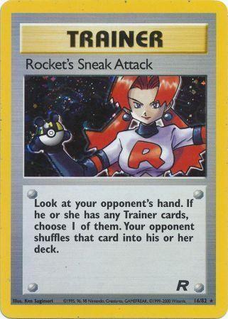 Rocket's Sneak Attack (16) (016/82) - TR  - Holo Rare - Unlimited Holofoil