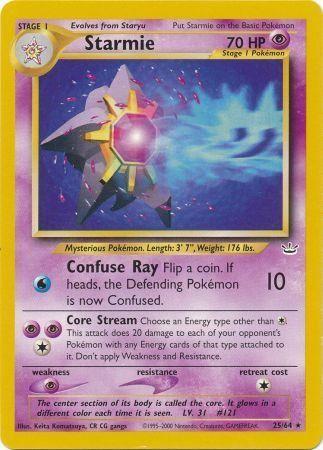 Starmie (025/64) - NR  - Rare - Unlimited