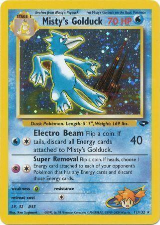 Misty's Golduck (012/132) - GC  - Holo Rare - Unlimited Holofoil