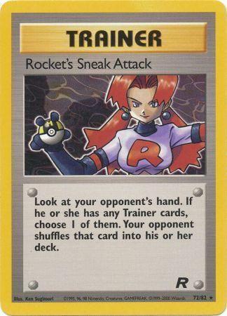 Rocket's Sneak Attack (72) (072/82) - TR  - Rare - Unlimited