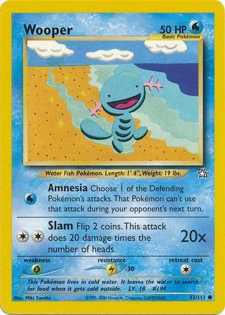 Wooper (082/111) - NG  - Common - Unlimited