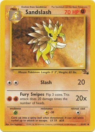 Sandslash (041/62) - F  - Uncommon - Unlimited
