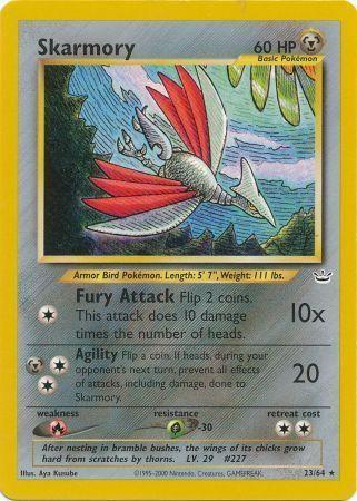 Skarmory (023/64) - NR  - Rare - Unlimited