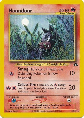 Houndour (24) (024/75) - ND  - Rare - Unlimited
