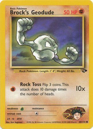 Brock's Geodude (068/132) - GC  - Common - Unlimited