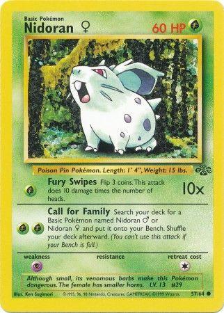 Nidoran F (057/64) - J  - Common - Unlimited