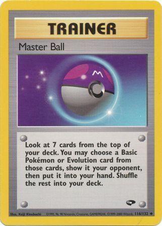 Master Ball (116/132) - GC  - Uncommon - Unlimited