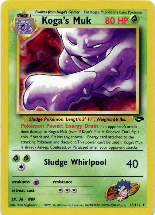 Koga's Muk (026/132) - GC  - Rare - Unlimited
