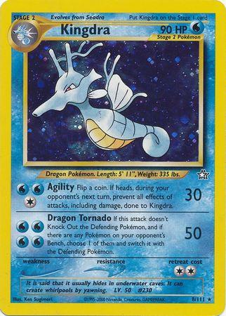 Kingdra (008/111) - NG  - Holo Rare - Unlimited Holofoil