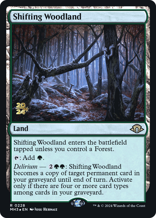 Shifting Woodland (PRE-228S) - rare - Foil