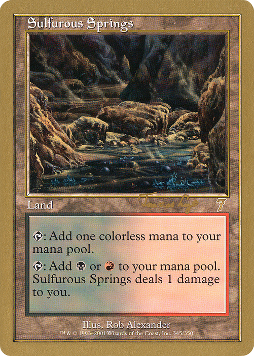 Sulfurous Springs (WCD-TVDL345) - rare