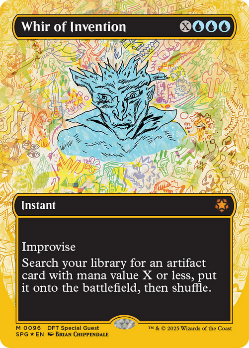 Whir of Invention (SPG-096) - mythic (Borderless) - Foil